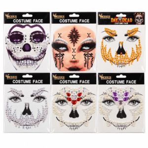 Sticker Para El Rostro Halloween