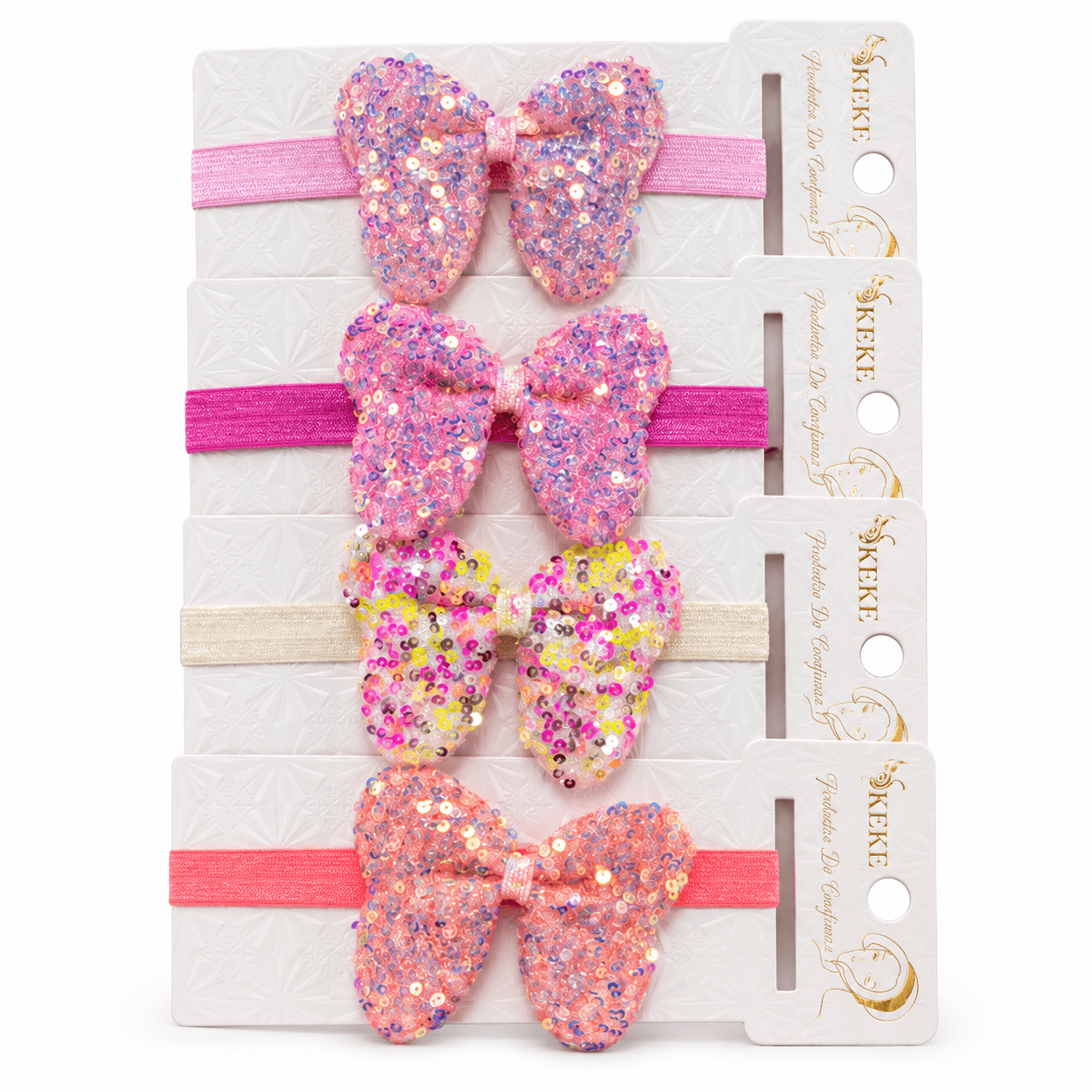 Cintillo Para Niña Lazos Brillante